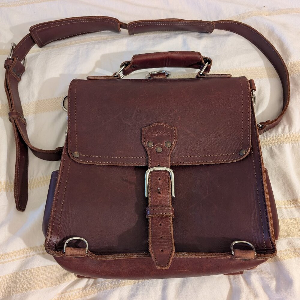Brown leather Saddleback Leather Bag